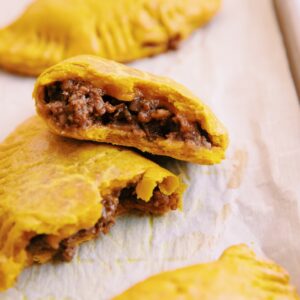 Jamaican Style Cheesy Beef Patties